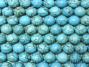 Blue Magnesite 12mm Round Beads